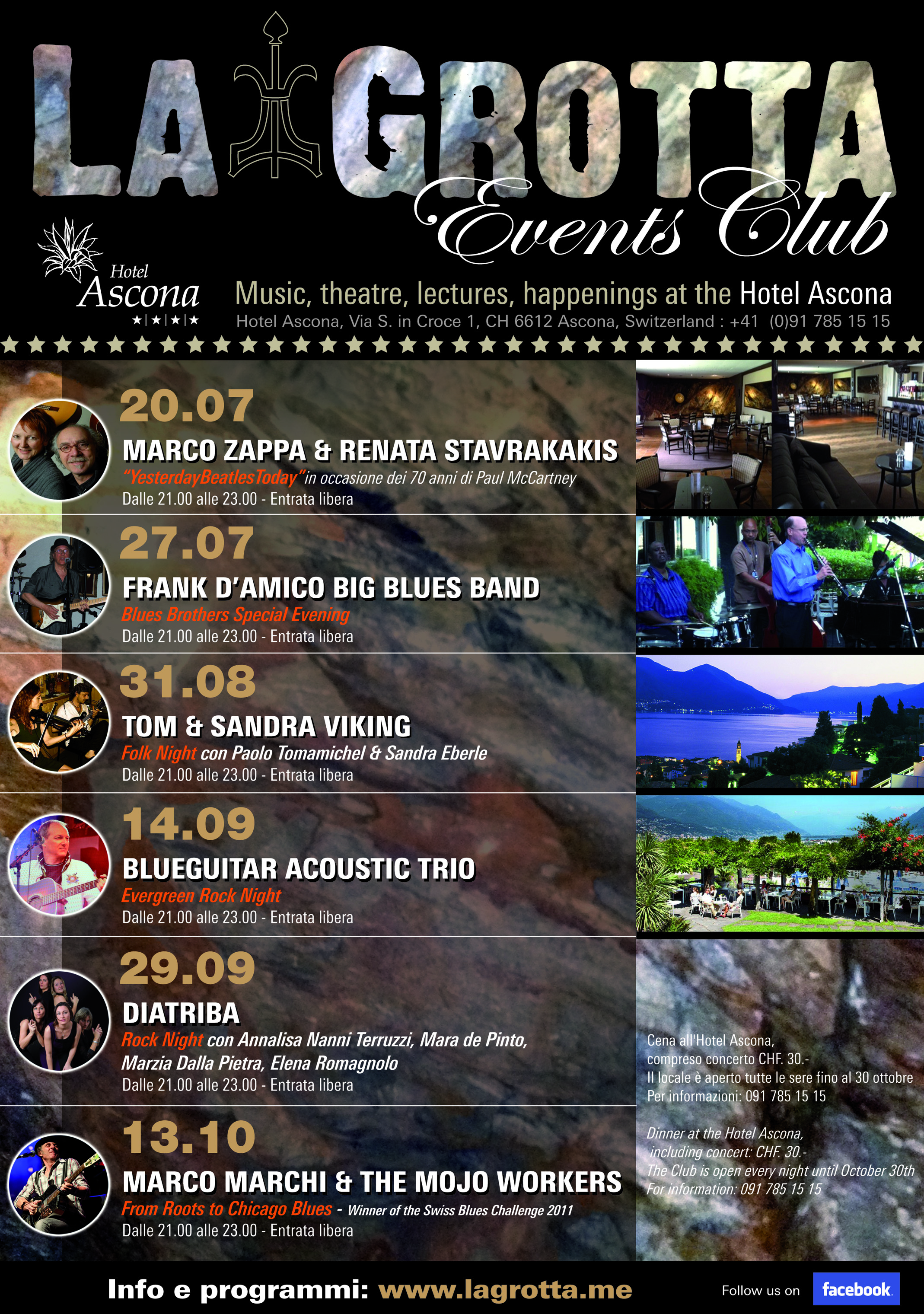 Concerti all'Albergo Ascona